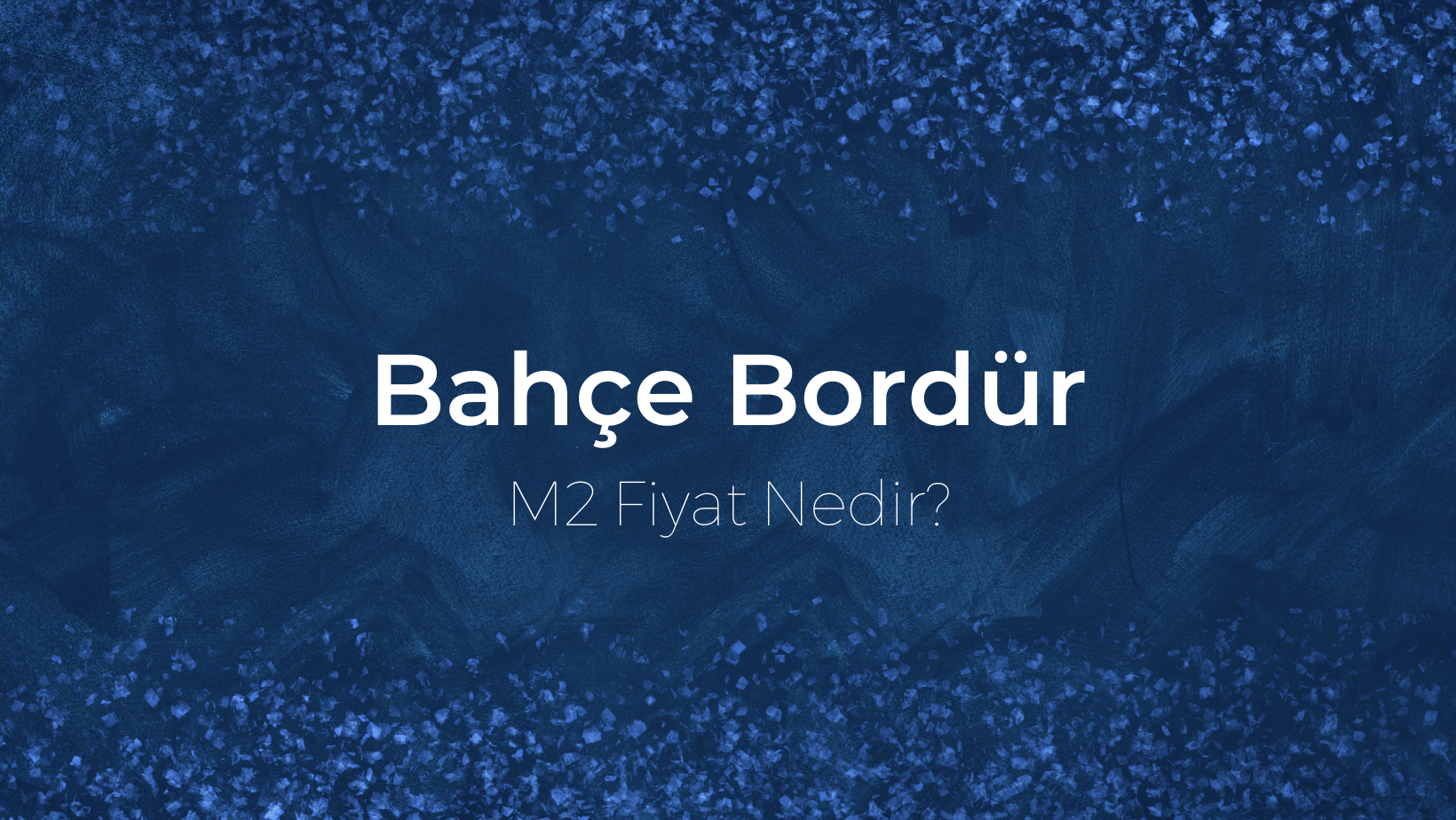 Bahçe Bordür M2 Fiyat Nedir?