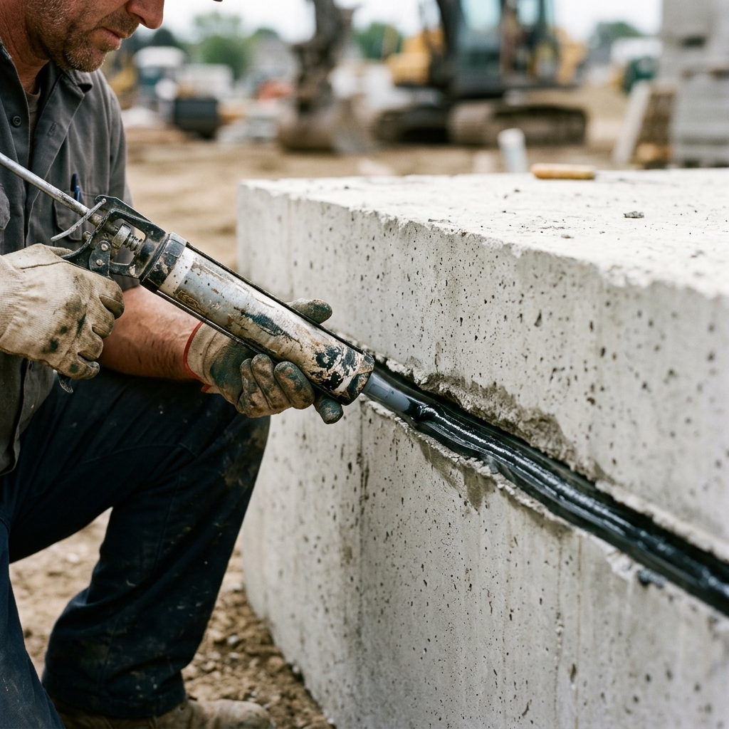 Beton foseptik tankında sızdırmazlık ve yalıtım uygulaması